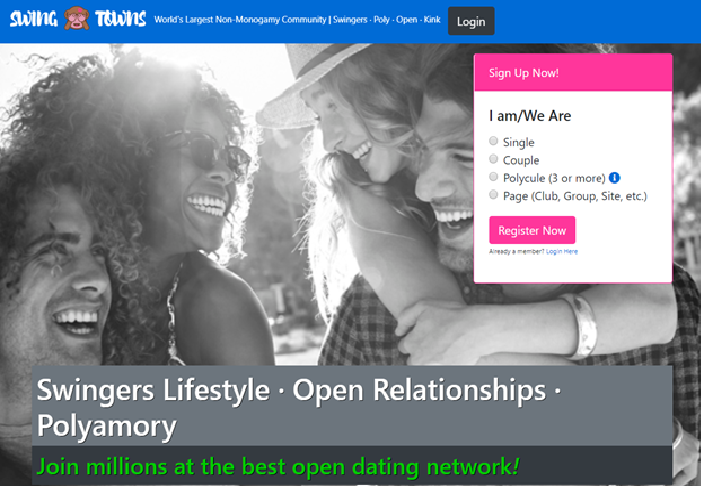 swinger online dating site