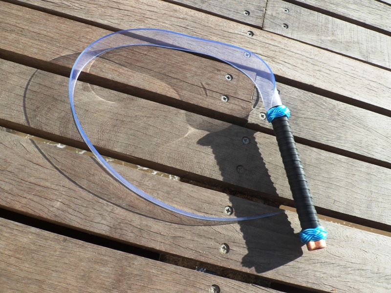 A Clear PVC Single Tail Whip