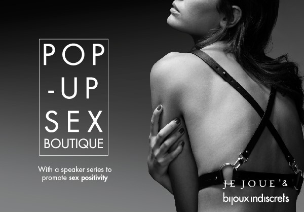 sex education and pop-up shop ad