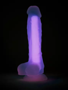 glow in the dark silicone sex toy