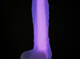 glow in the dark silicone sex toy